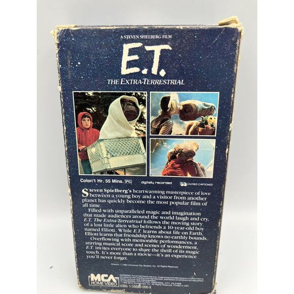 E.T. The Extra Terrestrial VHS 1988 - Picture 3 of 9